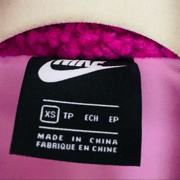 New  Nike Sportswear Sherpa teddy Fleece Jacket - Picture 9 of 9